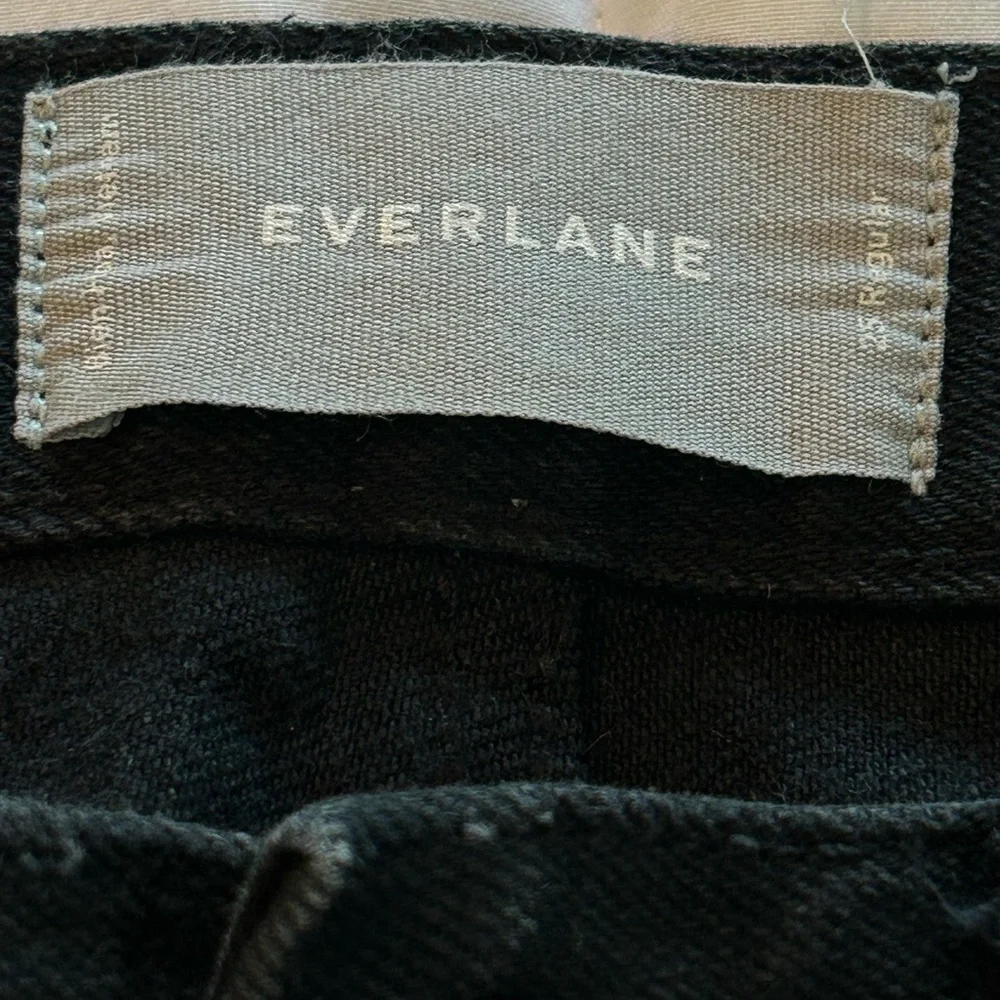 Everlane Women’s‎ High Rise Skinny Black Jeans    Sz 25